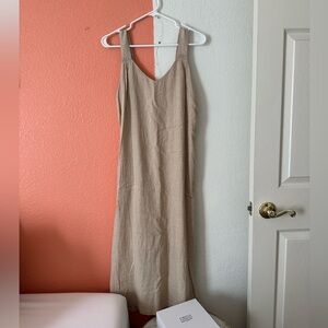 Long linen dress from boutique